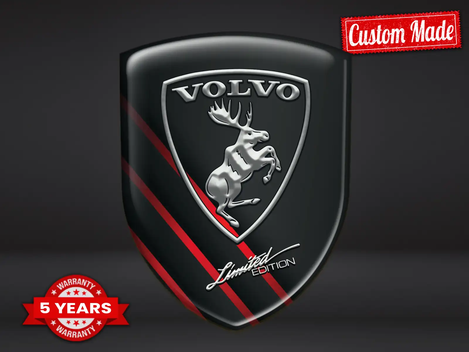 Volvo Parachoques Personalizados Autos Deporte Carreras Estrella